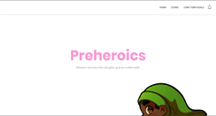 Desktop Screenshot of preheroics.com